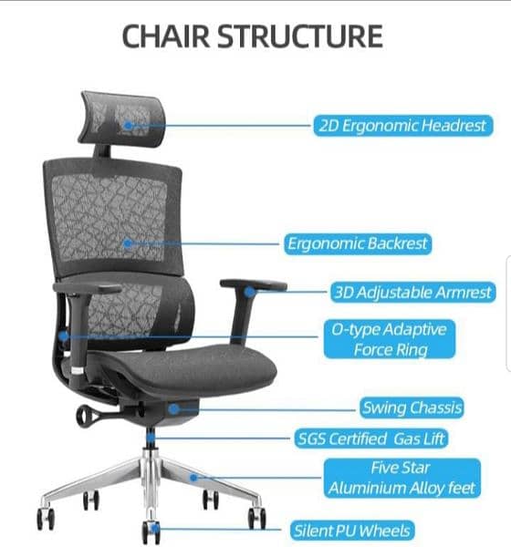Imported Ergonomic office gaming chairs Table furniture 11