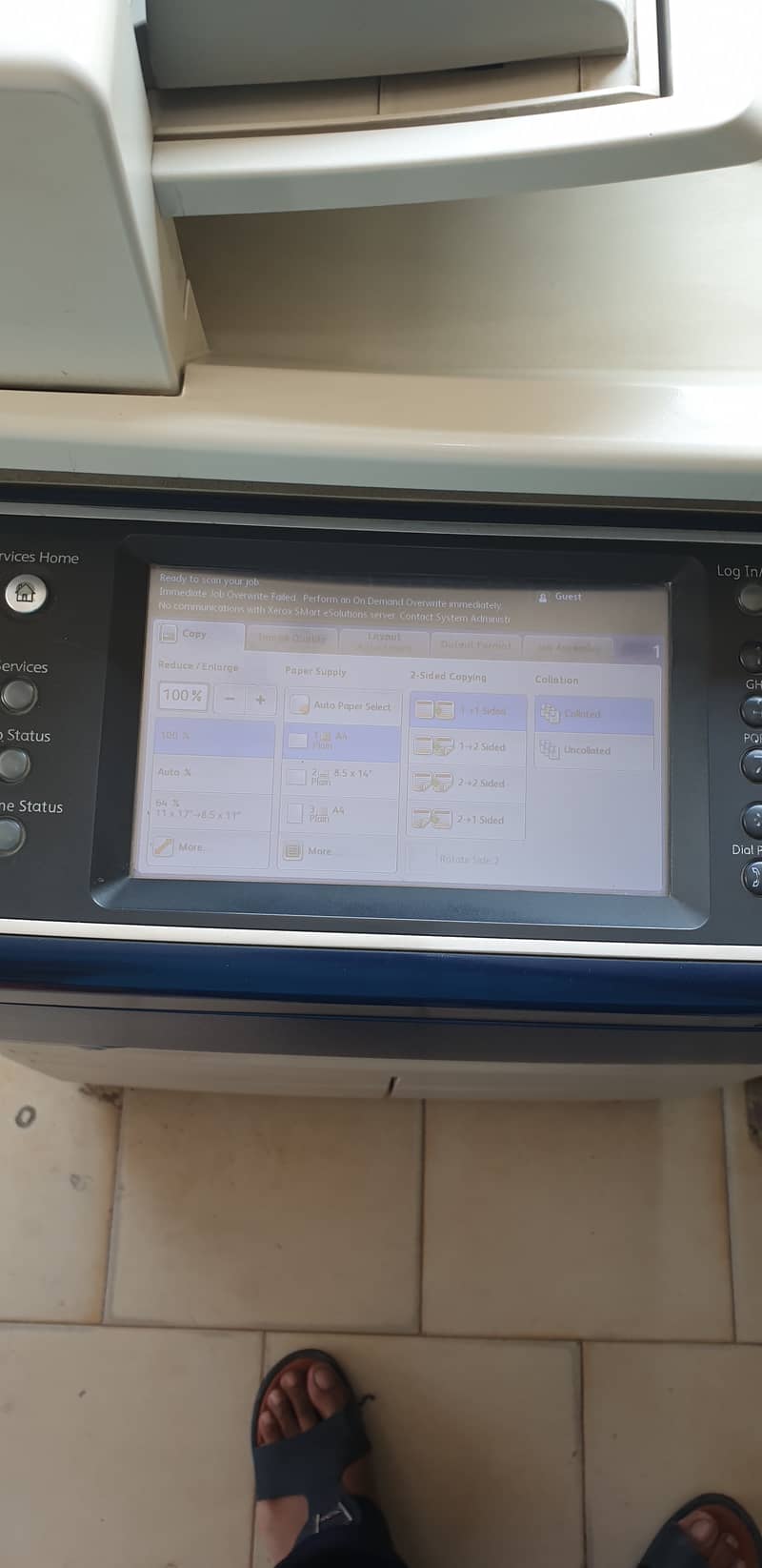 Xerox 5855 recondtion cpier for sale 4