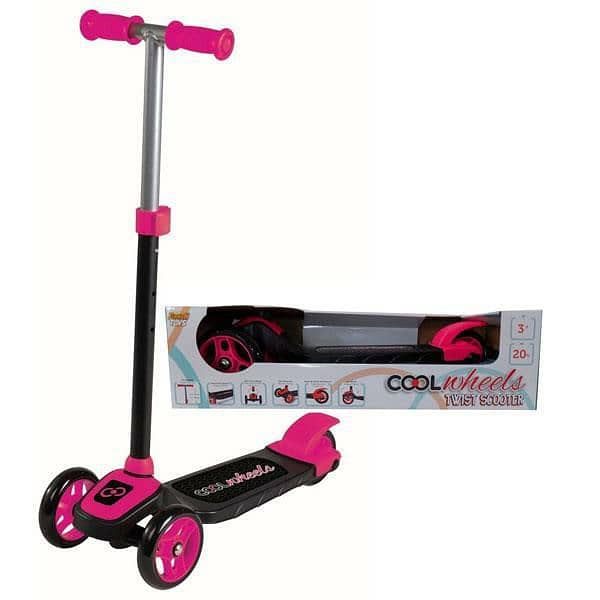 Cool 3 Wheel Height Adjustable Twist Scooter 5