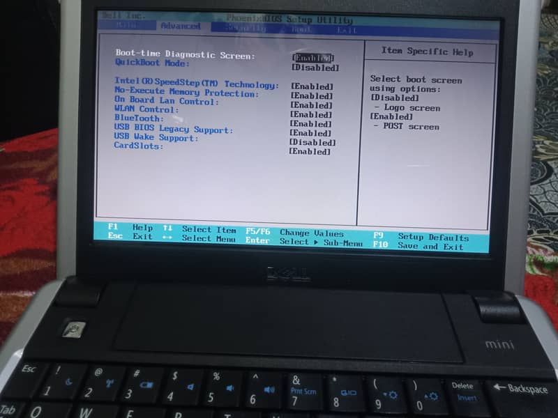 FIXED PRICE (HARD DISK FAULTY) Dell Mini Laptop in Excellent Condition 11