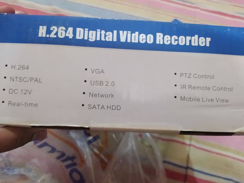Digital Video Recorder (DVR 4 cameras Port) with one camera 3