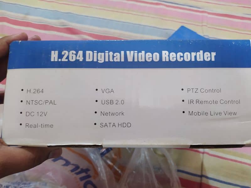Digital Video Recorder (DVR 4 cameras Port) with one camera 4