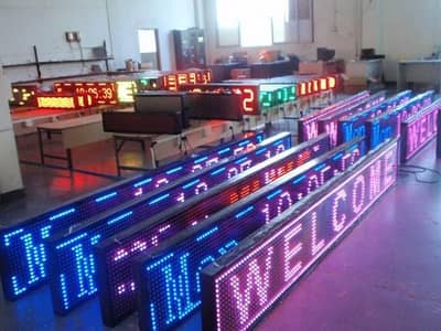 Led Moving Display board P10 & Led Flasher Board 3
