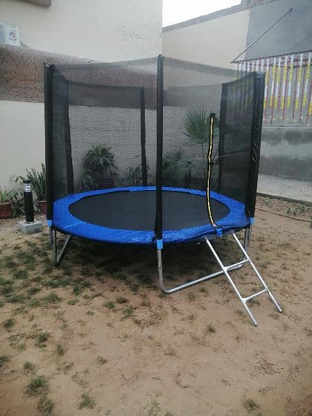 Trampoline | Jumping Pad | Round Trampoline | Kids Toy|With safety net 1