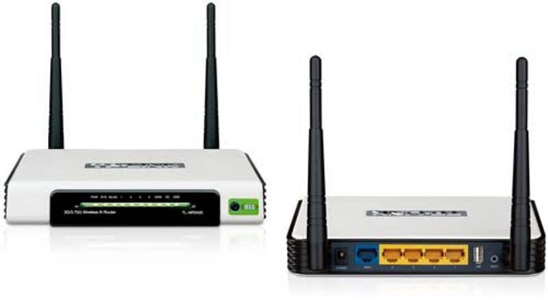 Tplink Wifi Double 2 Antenna Router  With Good Feature 2