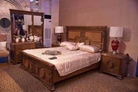 duble bed set Shesham wood