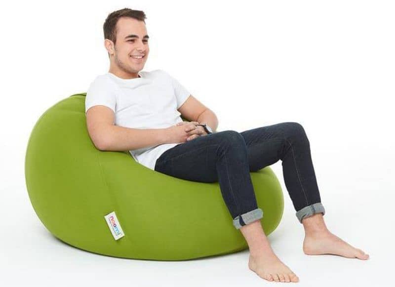 Plain & Emoji Bean Bags_chair_furniture for office use . . 0