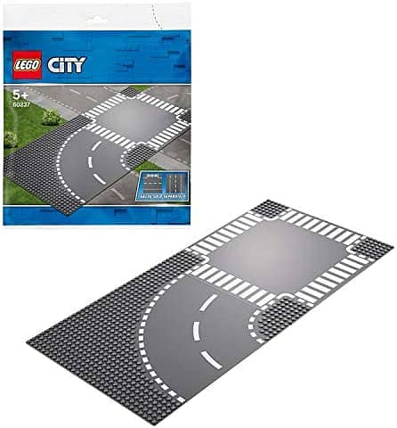 LEGO City Curve and Crossroad 60237 Building Kit (2 Pieces) 1