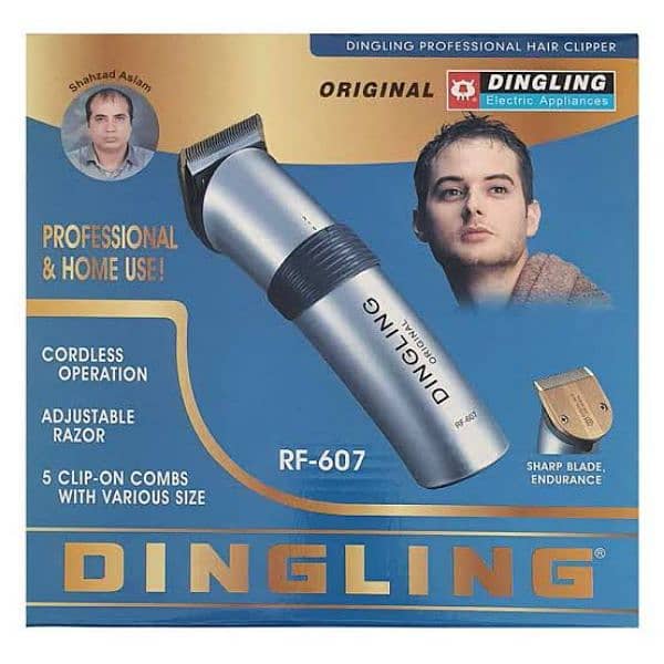 Dingling RF-609 Hair & Beard Trimmer (Brand New) 0