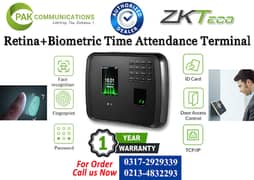 Attendance Machine Retina & Biometric ZKTeco (Authorized Dealer)