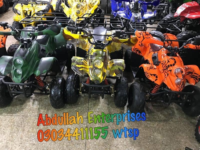 Abdullah Enterprises fresh stock atv  4 wheels delivery all Pakistan 6