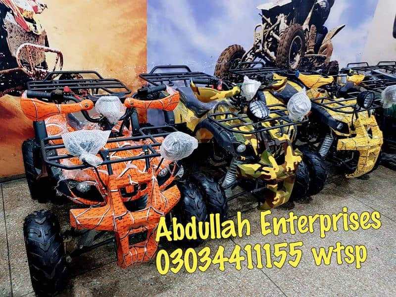 Abdullah Enterprises fresh stock atv  4 wheels delivery all Pakistan 5