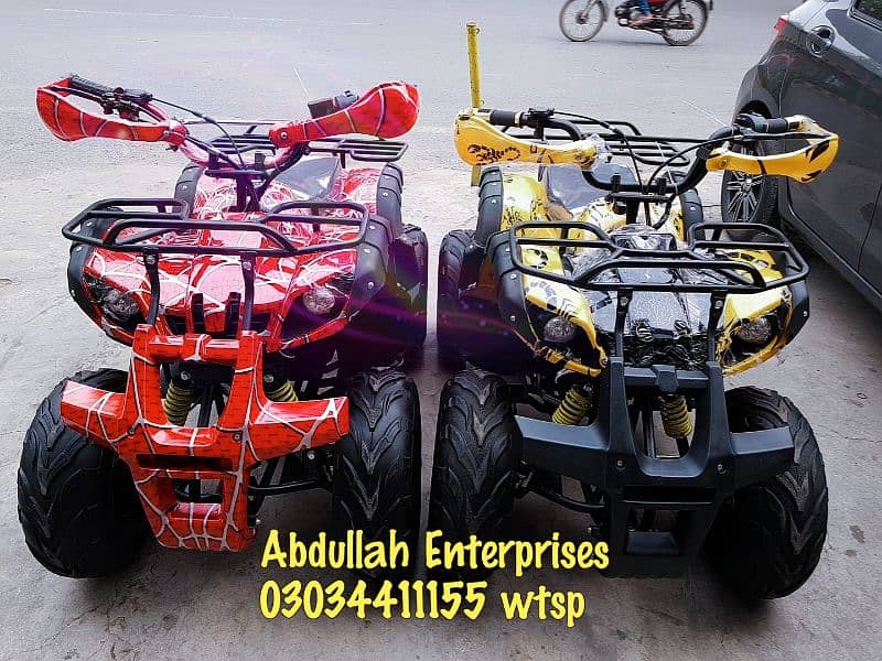Abdullah Enterprises fresh stock atv  4 wheels delivery all Pakistan 2