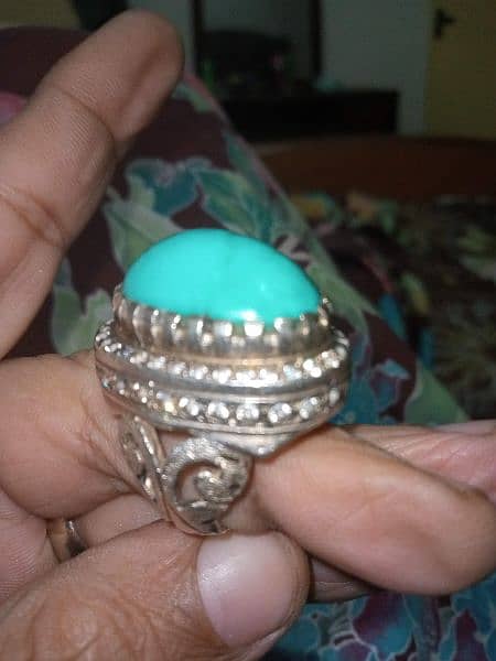 feroza chandi ring 5