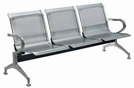 3 Seater Waiting Room Steel Bench 32kg - 28kg