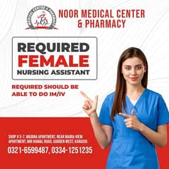 female nursing assistant required