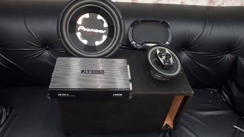 pioneer woofer d4 1400 watts jebson 7500 watts amp4chnal speaker 0