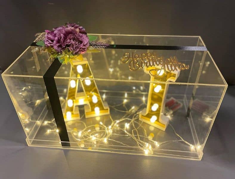 Wide Range of Acrylic Gift Boxes ( 03021466006) whatsapp 4