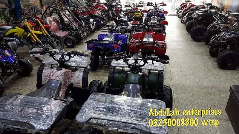 Abdullah Enterprises fresh stock atv  4 wheels delivery all Pakistan 18