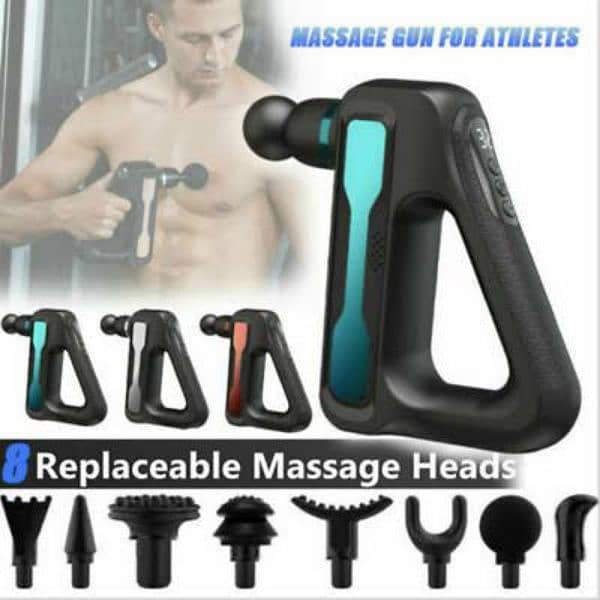 Original LCD Display Fascial Gun Deep Muscle Massage Gun Machine 4