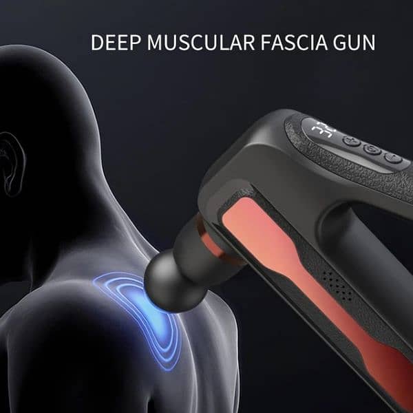 Original LCD Display Fascial Gun Deep Muscle Massage Gun Machine 5