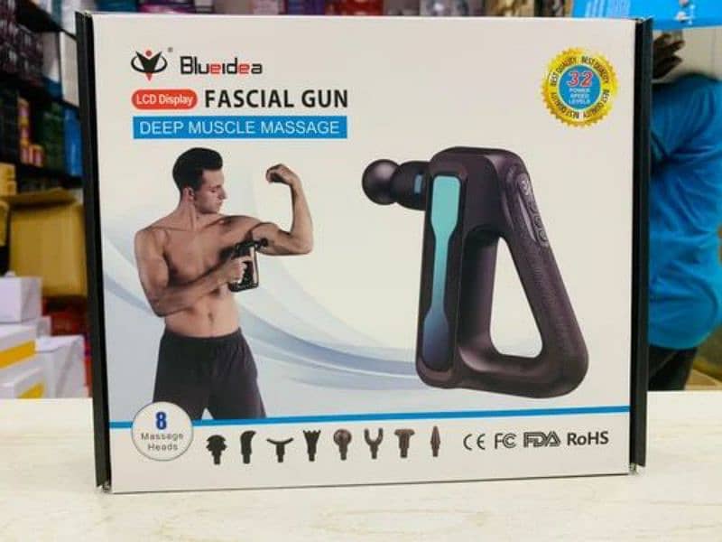 Original LCD Display Fascial Gun Deep Muscle Massage Gun Machine 6