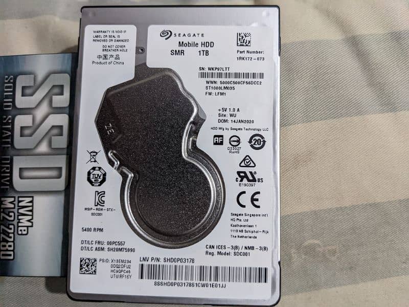 Seagate 1TB Laptop SATAII Hard Disk 128GB Cache 0