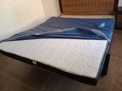 Double Bed (King Size) with Side Table and Mattress available for Sale 0