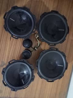 Components speakers for amplifier and woofer sound system