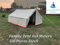 Family Tent Size 4x3 Meters. 0