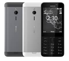 Nokia 230 Official PTA Approved With Box 2.8 Inches Large Display