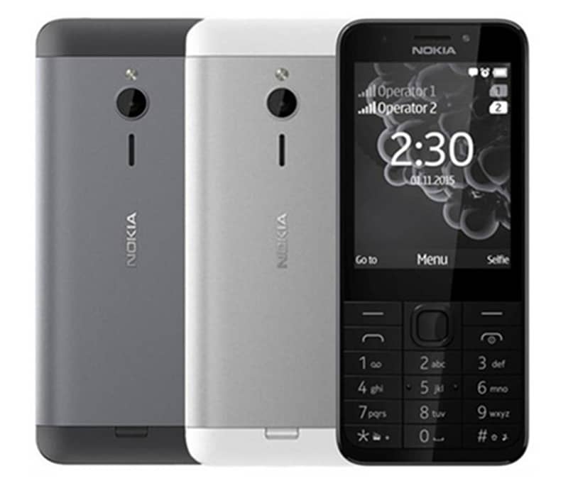 Nokia 230 Official PTA Approved With Box 2.8 Inches Large Display 0