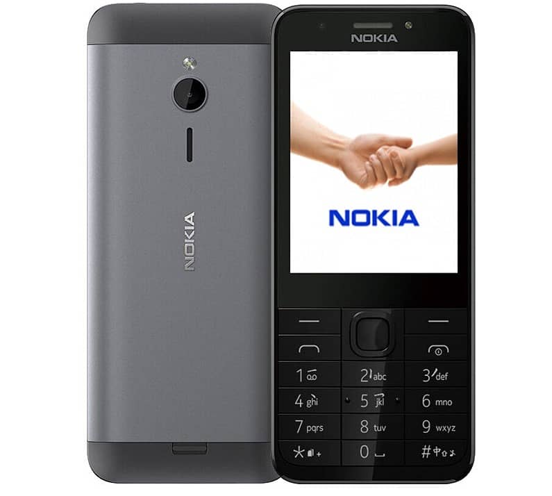 Nokia 230 Cell Phone Dual SIM Card 2G GSM 2.8 Inch 2MP Camera 1