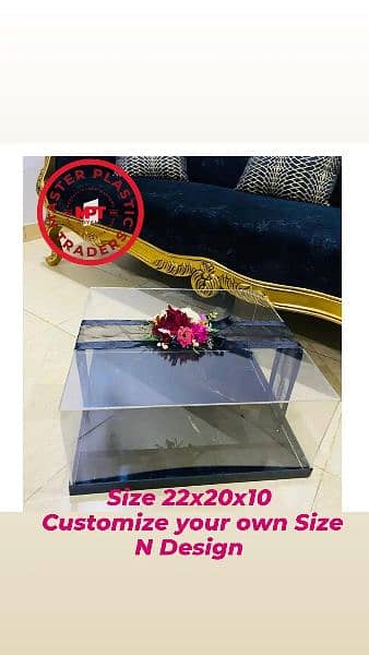 Acrylic gift boxes / Sweet boxes 03021466006 8