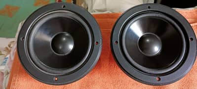 Yamaha Woofer speakers 6.6inches (pair)Made in Indonesia Just like new