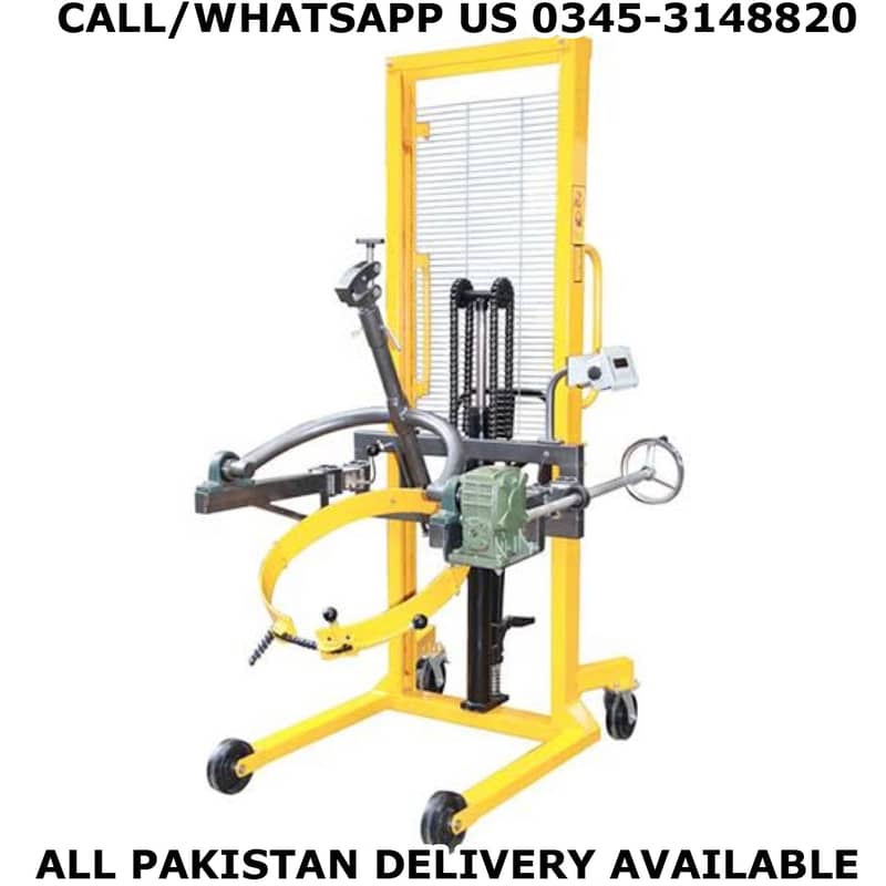 450 Kg Manual Drum Stacker Lifter Drum Tilter for Sale in Karachi Pak 0