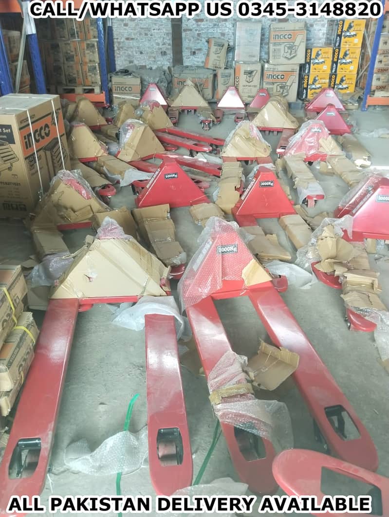 5 Ton Hand Pallet Trucks Trolleys Lifters forklifts for Sale in Karach 4