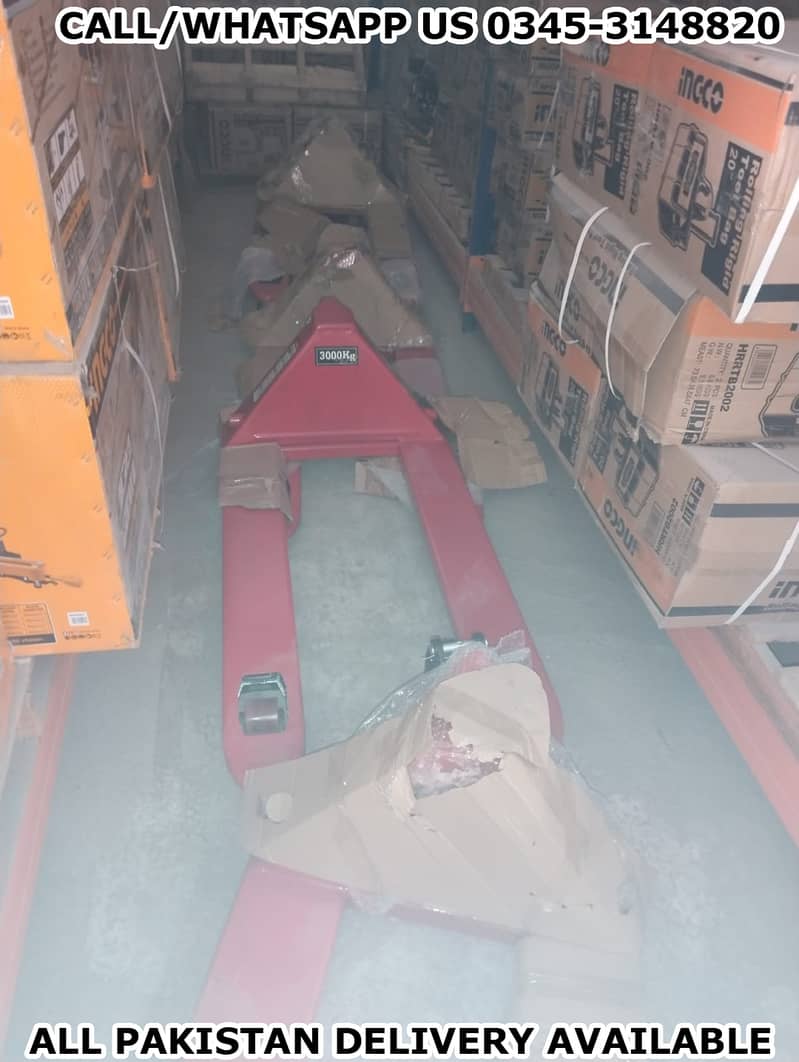 5 Ton Hand Pallet Trucks Trolleys Lifters forklifts for Sale in Karach 5