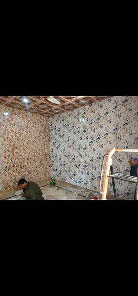 Pvc wall paneling and vinyl flooring 12