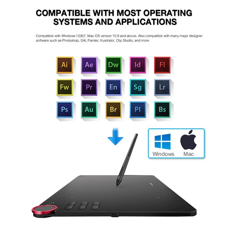 XP-Pen Deco 03 Wireless Digital Graphics Tablet Drawing for PC / MAC 7