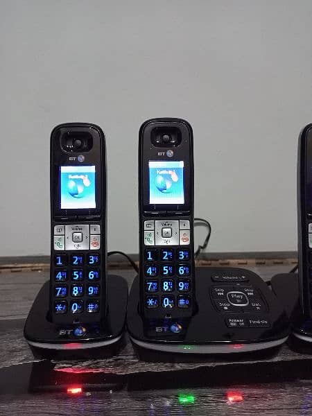 UK imported BT trio Cordless phone with intercom with answer machine 3