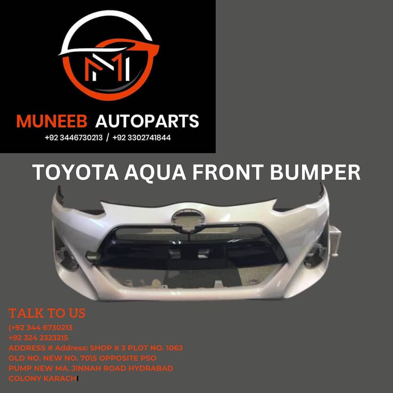 TOYOTA AQUA MODEL 2015 FRONT BUMPER & SPARE PARTS AVAILABLE 0