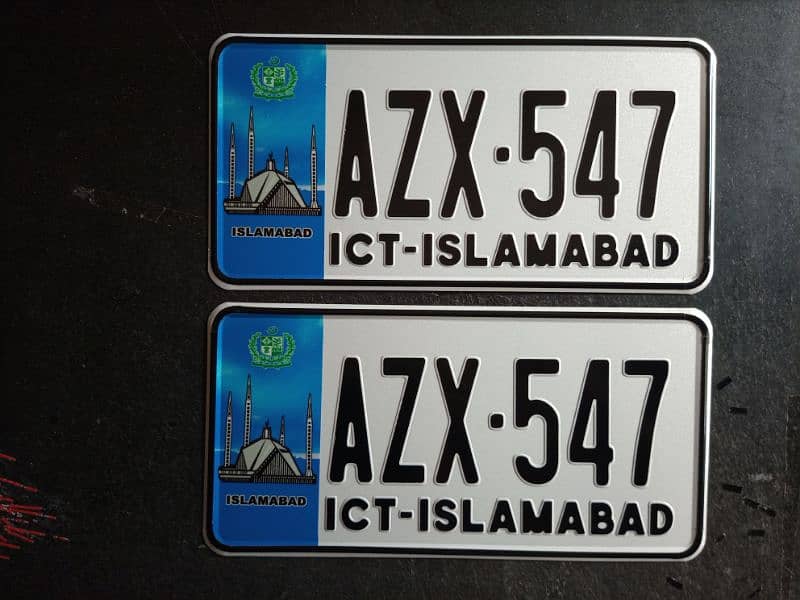 Number plates 4