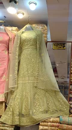 Pakistani bridal Walima dress contact no 03343142245