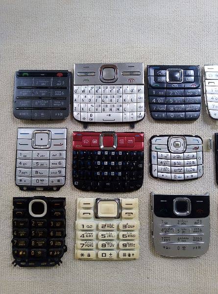 Nokia C2,C3,E52,E63,N70,3100,5320, keypads and casings 7