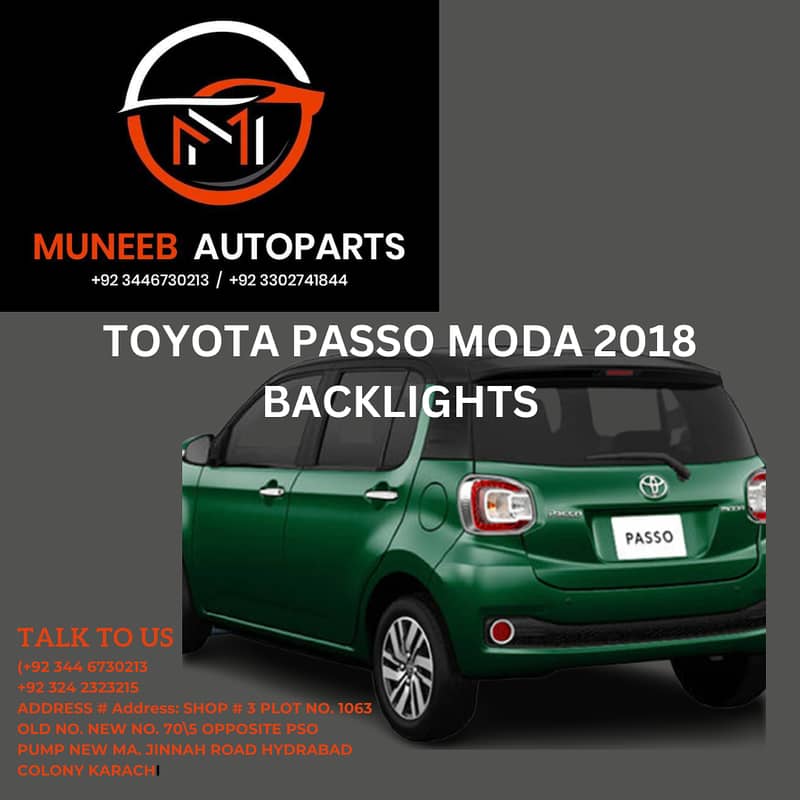 TOYOTA PASSO MODA 2018 BACK LIGHTS 0