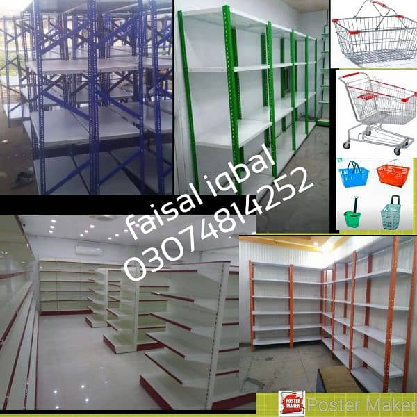 use rack Industrial rack storage unit mart rack, Cash carry trolly 11