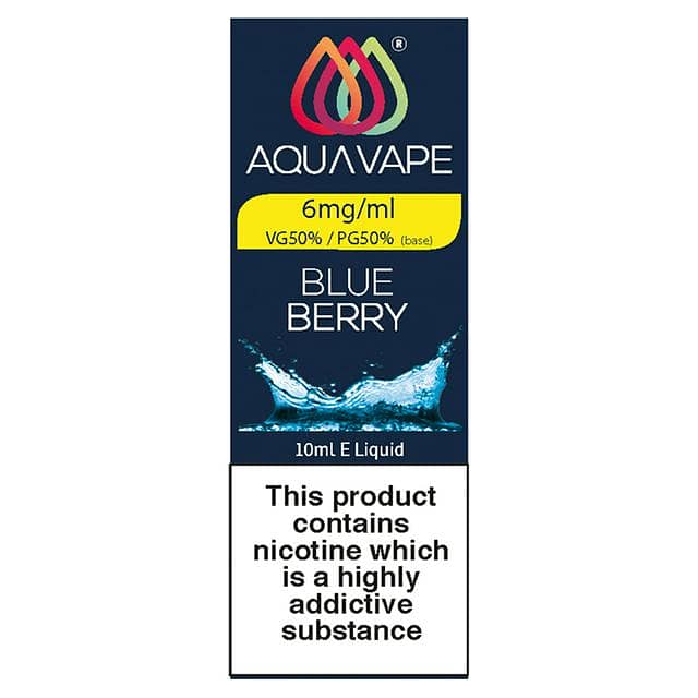 Aqua Vape 10ml E-Liquid [UK Import] 4 Flavours 0