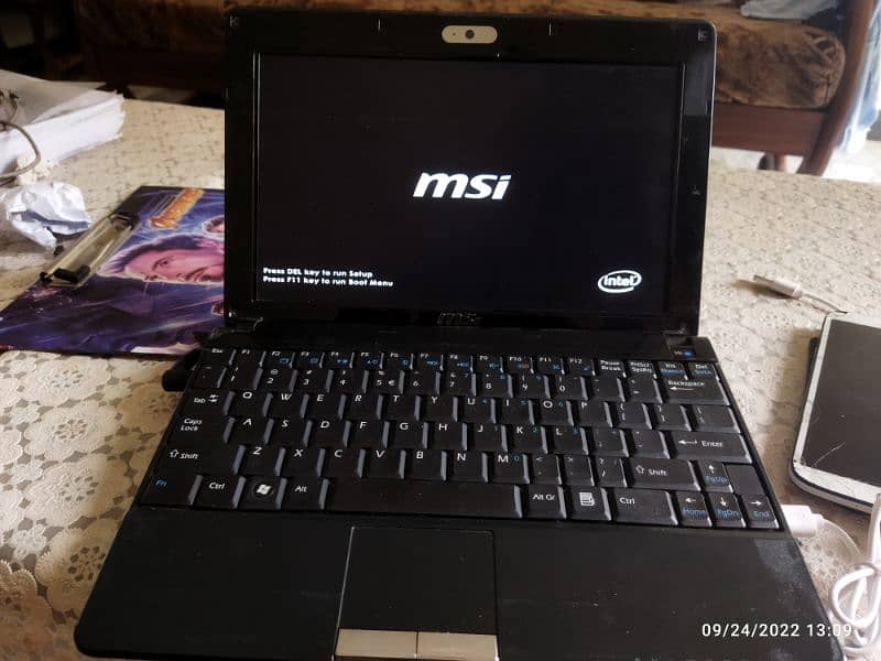 MSI Atom  intel laptop Sale or Exchage 2