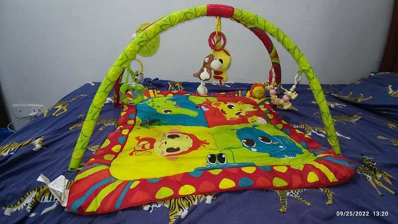 Baby Activity Play Gym/ Play Matt (with additional toys) 7